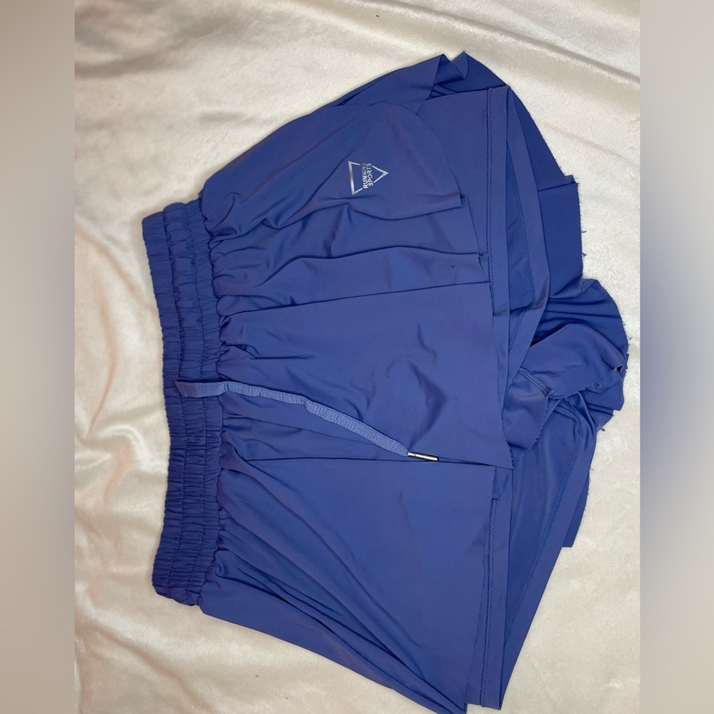Blue running shorts never worn